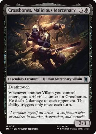 Image of Crossbones, Malicious Mercenary (MSH-091) - Marvel Super Heroes