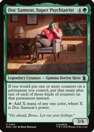 Image of Doc Samson, Super Psychiatrist (MSH-164) - Marvel Super Heroes Foil