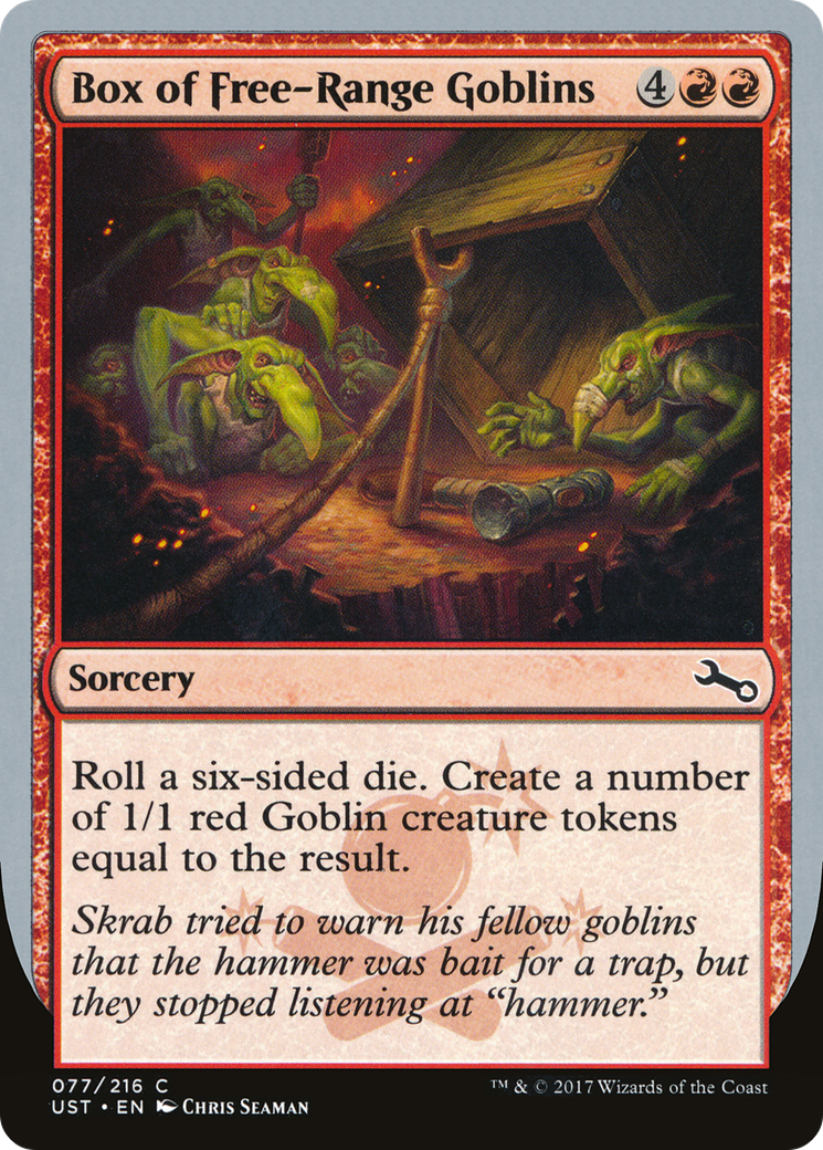 Image of Box of Free-Range Goblins (UST-077) - Unstable Foil