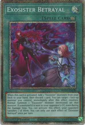 Image of Exosister Betrayal (Starlight Rare) (BLGG-EN130) - Battles of Legend: Glorious Gallery 1st Edition