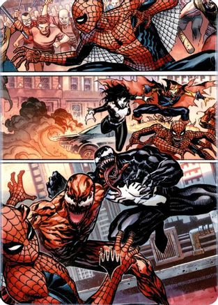 Image of Maximum Carnage Art Card (Gold-Stamped Planeswalker Symbol) (ASSPM-046) - Art Series: Marvel's Spider-Man