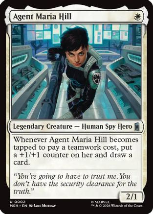 Image of Agent Maria Hill (MSH-002) - Marvel Super Heroes Foil