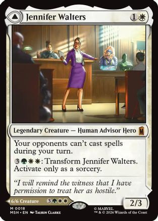 Image of Jennifer Walters (MSH-018) - Marvel Super Heroes Foil