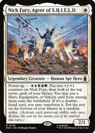 Image of Nick Fury, Agent of S.H.I.E.L.D. (MSH-025) - Marvel Super Heroes