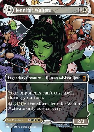 Image of Jennifer Walters (Borderless) (0328) (MSH-328) - Marvel Super Heroes
