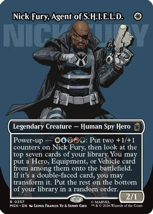 Image of Nick Fury, Agent of S.H.I.E.L.D. (Borderless) (0357) (MSH-357) - Marvel Super Heroes