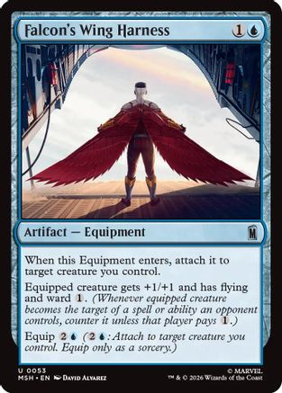 Image of Falcon's Wing Harness (MSH-053) - Marvel Super Heroes