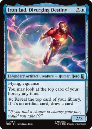 Image of Iron Lad, Diverging Destiny (MSH-059) - Marvel Super Heroes Foil