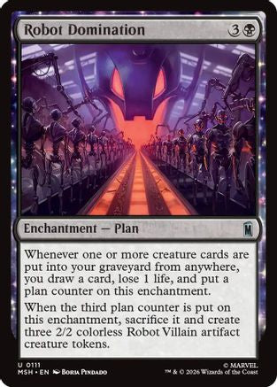 Image of Robot Domination (MSH-111) - Marvel Super Heroes Foil