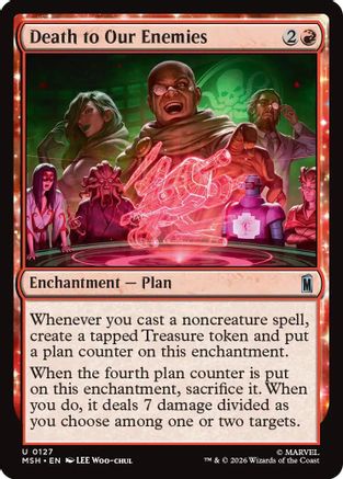 Image of Death to Our Enemies (MSH-127) - Marvel Super Heroes Foil