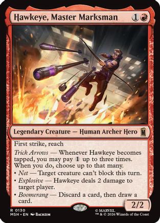 Image of Hawkeye, Master Marksman (MSH-130) - Marvel Super Heroes