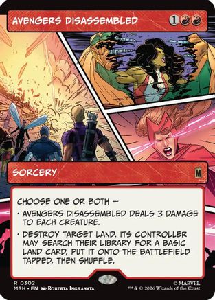 Image of Avengers Disassembled (Borderless) (MSH-302) - Marvel Super Heroes