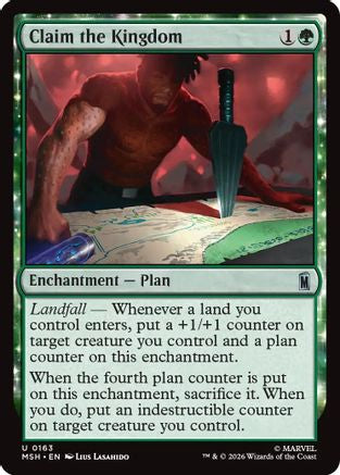Image of Claim the Kingdom (MSH-163) - Marvel Super Heroes Foil