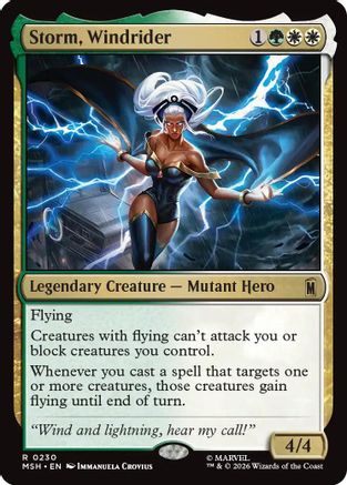 Image of Storm, Windrider (MSH-230) - Marvel Super Heroes