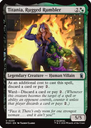 Image of Titania, Rugged Rumbler (MSH-235) - Marvel Super Heroes