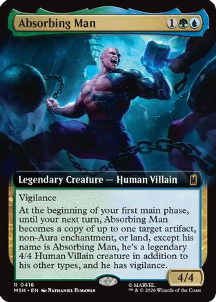 Image of Absorbing Man (Extended Art) (MSH-416) - Marvel Super Heroes