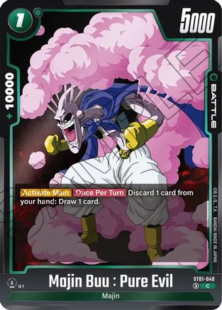 Image of Majin Buu : Pure Evil - ST01-040 (ST01-040) - Story Booster 01 Holofoil
