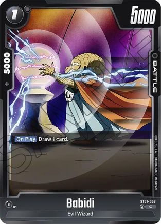 Image of Babidi - ST01-059 (ST01-059) - Story Booster 01 Holofoil