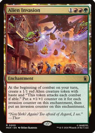 Image of Alien Invasion (MSH-200) - Marvel Super Heroes