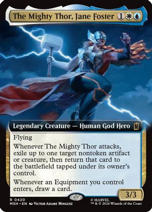 Image of The Mighty Thor, Jane Foster (Extended Art) (MSH-420) - Marvel Super Heroes