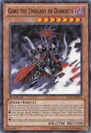 Image of Gorz the Emissary of Darkness (Starfoil) (BP01-EN014) - Battle Pack: Epic Dawn Unlimited