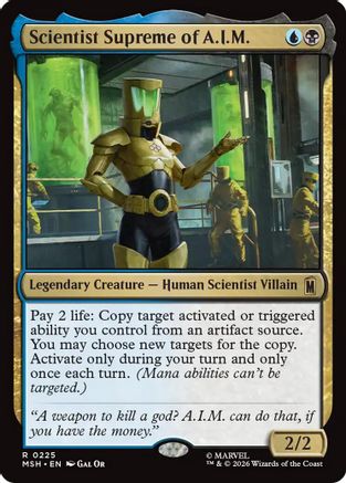 Image of Scientist Supreme of A.I.M. (MSH-225) - Marvel Super Heroes Foil