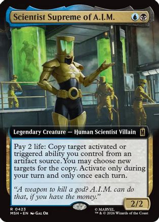 Image of Scientist Supreme of A.I.M. (Extended Art) (MSH-423) - Marvel Super Heroes Foil
