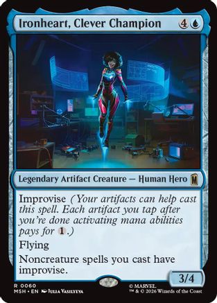 Image of Ironheart, Clever Champion (MSH-060) - Marvel Super Heroes Foil