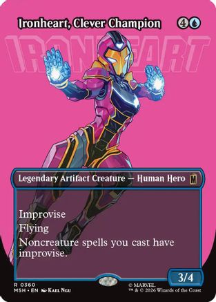 Image of Ironheart, Clever Champion (Borderless) (MSH-360) - Marvel Super Heroes