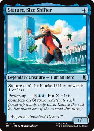 Image of Stature, Size Shifter (MSH-078) - Marvel Super Heroes Foil