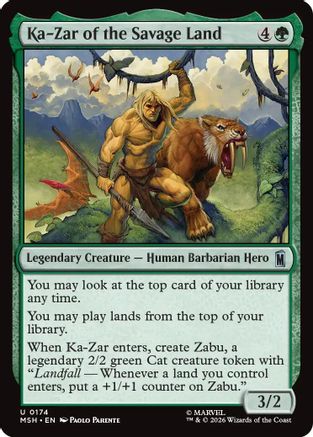 Image of Ka-Zar of the Savage Land (MSH-174) - Marvel Super Heroes