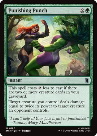 Image of Punishing Punch (MSH-180) - Marvel Super Heroes