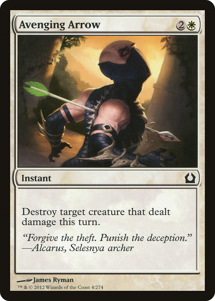 Image of Avenging Arrow (RTR-004) - Return to Ravnica Foil