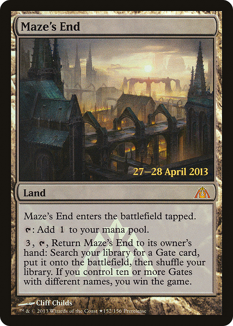 Image of Maze's End (PRE-152) - Dragon's Maze Promos Foil