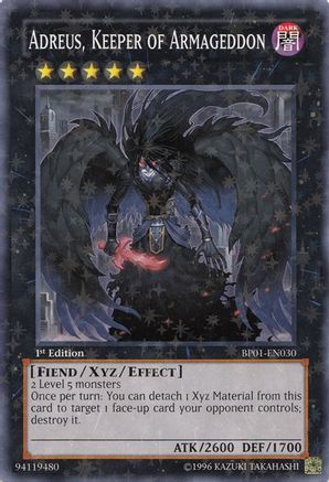 Image of Adreus, Keeper of Armageddon (Starfoil) (BP01-EN030) - Battle Pack: Epic Dawn 1st Edition