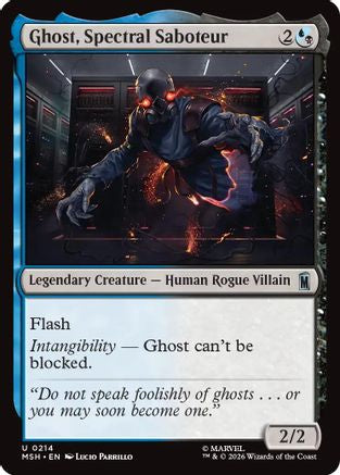 Image of Ghost, Spectral Saboteur (MSH-214) - Marvel Super Heroes