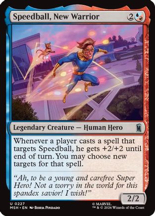 Image of Speedball, New Warrior (MSH-227) - Marvel Super Heroes