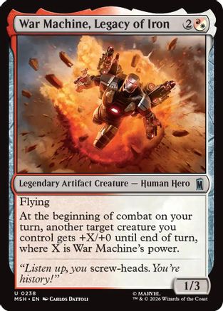 Image of War Machine, Legacy of Iron (MSH-238) - Marvel Super Heroes