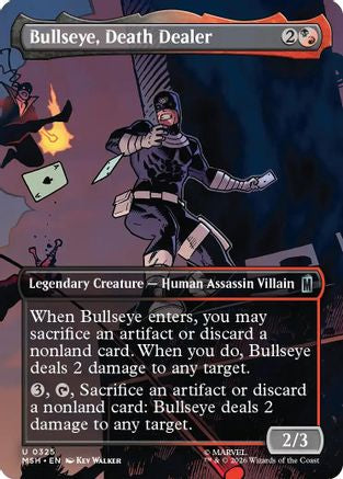 Image of Bullseye, Death Dealer (Borderless) (MSH-325) - Marvel Super Heroes