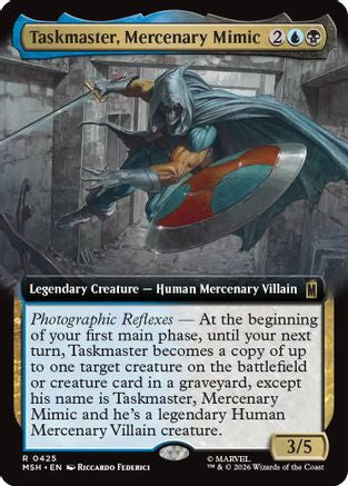Image of Taskmaster, Mercenary Mimic (Extended Art) (MSH-425) - Marvel Super Heroes