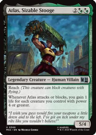 Image of Atlas, Sizable Stooge (MSH-566) - Marvel Super Heroes