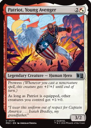 Image of Patriot, Young Avenger (MSH-570) - Marvel Super Heroes