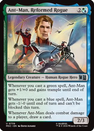 Image of Ant-Man, Reformed Rogue (MSH-739) - Marvel Super Heroes Foil