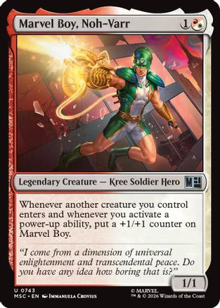 Image of Marvel Boy, Noh-Varr (MSH-743) - Marvel Super Heroes