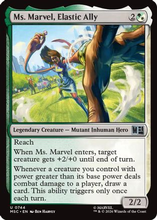 Image of Ms. Marvel, Elastic Ally (MSH-744) - Marvel Super Heroes