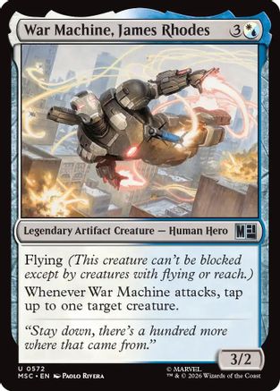 Image of War Machine, James Rhodes (MSH-572) - Marvel Super Heroes