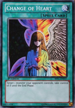 Image of Change of Heart (Starfoil) (BP01-EN037) - Battle Pack: Epic Dawn Unlimited