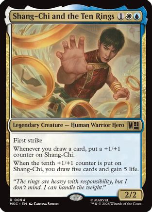 Image of Shang-Chi and the Ten Rings (MSC-094) - Commander: Marvel Super Heroes Foil