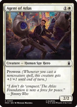Image of Agent of Atlas (MSH-003) - Marvel Super Heroes Foil
