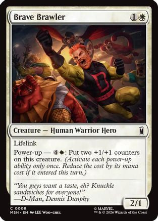 Image of Brave Brawler (MSH-008) - Marvel Super Heroes